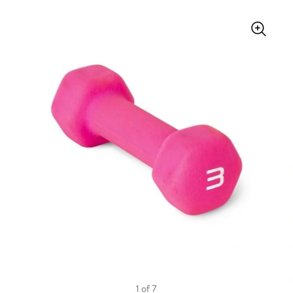 NWT Dumbbell CAP ONE (not a set) 3 pounds Pink - Picture 1 of 1